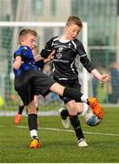 16 August 2015; Action from the U13 and O10 Boys Futsal match between Fanad, Co. Donegal, and Dunshaughlin-Culmullen, Co. Meath. HSE National Community Games Festival, Weekend 1. Athlone IT, Athlone, Co. Westmeath. Picture credit: Seb Daly / SPORTSFILE