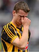 16 August 2015; Kilkenny's Tommy Walsh dejected after the game. Electric Ireland GAA Hurling All-Ireland Minor Championship, Semi-Final Replay, Kilkenny v Galway. Croke Park, Dublin. Picture credit: Piaras Ó Mídheach / SPORTSFILE