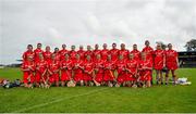 16 August 2015; The Cork squad pose for a team photograph. Liberty Insurance All Ireland Senior Camogie Championship, Semi-Final, Cork v Kilkenny. Walsh Park, Waterford. Picture credit: Sam Barnes / SPORTSFILE
