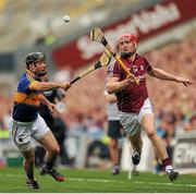 16 August 2015; Joe Canning, Galway, in action against Kieran Pádraig Mannion, Tipperary. GAA Hurling All-Ireland Senior Championship, Semi-Final, Tipperary v Galway. Croke Park, Dublin. Picture credit: Tomas Greally / SPORTSFILE