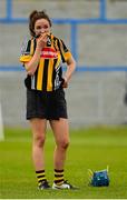 16 August 2015; Claire Phelan, Kilkenny, reacts at the final whistle. Liberty Insurance All Ireland Senior Camogie Championship, Semi-Final, Cork v Kilkenny. Walsh Park, Waterford. Picture credit: Sam Barnes / SPORTSFILE