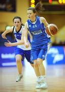 24 January 2009; Sinead Deegan, Waterford Wildcats, in action against Aine McKenna, Glanmire. Women's U20 National Cup Final, Glanmire, Cork v Waterford Wildcats, Waterford, National Basketball Arena, Tallaght. Picture credit: Brendan Moran / SPORTSFILE