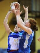 24 January 2009; Emily O'Driscoll, Glanmire, in action against Cathy Kavanagh, Waterford Wildcats. Women's U20 National Cup Final, Glanmire, Cork v Waterford Wildcats, Waterford, National Basketball Arena, Tallaght. Picture credit: Brendan Moran / SPORTSFILE