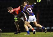 24 January 2009; Richard O'Sullivan, Cork, in action against Enda Varley, University of Limerick. McGrath Cup Football Final, Cork v University of Limerick. Pairc Ui Rinn, Cork. Picture credit: Brian Lawless / SPORTSFILE