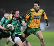 24 January 2009; Sean Leo McGoldrick, Queens, in action against Rory Kavanagh, Donegal. Gaelic Life Dr. McKenna Cup Final, Donegal v Queens. Healy Park, Omagh, Co. Tyrone. Picture credit: Oliver McVeigh / SPORTSFILE