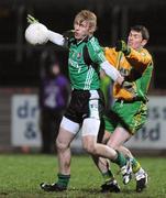 24 January 2009; Shaun O'Neill, Queens, in action against Paddy McDaid, Donegal. Gaelic Life Dr. McKenna Cup Final, Donegal v Queens. Healy Park, Omagh, Co. Tyrone. Picture credit: Oliver McVeigh / SPORTSFILE
