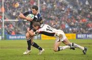 25 January 2009; Rob Kearney, Leinster, is tackled by Chris Paterson, Edinburgh. Heineken Cup, Pool 2, Round 6, Leinster v Edinburgh, RDS, Dublin. Picture credit: David Maher / SPORTSFILE