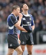 25 January 2009; Leinster's Brian O'Driscoll, left, and Rob Kearney during the game. Heineken Cup, Pool 2, Round 6, Leinster v Edinburgh, RDS, Dublin. Picture credit: David Maher / SPORTSFILE