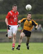 25 January 2009; Ronan Carroll, Louth, in action against Martin McElroy, DCU. O'Byrne Cup Final, Louth v DCU, O'Raghallaighs GAA Ground, Drogheda, Co. Louth. Photo by Sportsfile