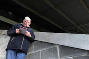 25 January 2009; A supporter reads his programme before the start of the game. O'Byrne Cup Final, Louth v DCU, O'Raghallaighs GAA Ground, Drogheda, Co. Louth. Photo by Sportsfile