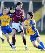 25 January 2009; Nickey Joyce, Galway, in action against Fintan Cregg, Roscommon. FBD League Final, Galway v Roscommon, Tuam Stadium, Tuam, Co. Galway. Picture credit: Ray Ryan / SPORTSFILE
