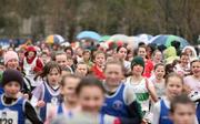 25 January 2009; A general view of competitors at the start of the juvenile 6 - 12 years old race. The AXA Silver Jubilee Raheny 5-mile Road Race. Raheny, Dublin. Picture credit: Tomas Greally / SPORTSFILE
