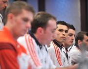 26 January 2009; Cork's Seán Og O hAilpin, third from right, during a press conference. Maryborough Hotel and Spa, Cork. Picture credit: David Maher / SPORTSFILE