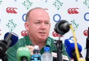 27 January 2009; Ireland head coach Declan Kidney at today's Ireland rugby press conference. The Strand  Hotel, Limerick. Picture credit: Keith Wiseman / SPORTSFILE