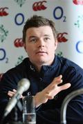 27 January 2009; Ireland captain Brian O'Driscoll at the team press conference. The Strand  Hotel, Limerick. Picture credit: Keith Wiseman / SPORTSFILE