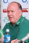 27 January 2009; Ireland head coach Declan Kidney at the team press conference. The Strand Hotel, Limerick. Picture credit: Kieran Clancy / SPORTSFILE