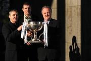 26 January 2009; At the launch of Allianz GAA Football Leagues 2009, from left, Derry manager Damien Cassidy, Sligo manager Kevin Walsh and Brendan Murphy, Chief Executive, Allianz Ireland. Allianz Headquarters, Elmpark, Merrion Rd, Dublin. Picture credit: Brendan Moran / SPORTSFILE