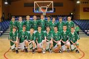 28 January 2009; The St. Malachy’s squad. Boys U16 A Final, St. Malachy’s, Belfast, Co. Antrim v Colàiste Eanna, Dublin, National Basketball Arena, Tallaght, Co. Dublin. Picture credit: Brian Lawless / SPORTSFILE