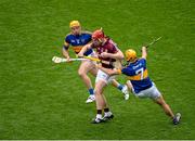16 August 2015; Joe Canning, Galway, in action against Pádraic Maher, left, and Kieran Bergin, Tipperary. GAA Hurling All-Ireland Senior Championship, Semi-Final, Tipperary v Galway. Croke Park, Dublin. Picture credit: Dáire Brennan / SPORTSFILE