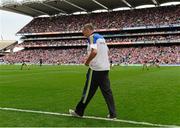 16 August 2015; Tipperary manager Eamon O'Shea reacts at the final whistle. GAA Hurling All-Ireland Senior Championship, Semi-Final, Tipperary v Galway. Croke Park, Dublin. Picture credit: Piaras Ó Mídheach / SPORTSFILE