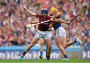 16 August 2015; Cyril Donnellan, Galway, in action against Pádraic Maher, Tipperary. GAA Hurling All-Ireland Senior Championship, Semi-Final, Tipperary v Galway. Croke Park, Dublin. Picture credit: Piaras Ó Mídheach / SPORTSFILE