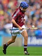 16 August 2015; Daniel Treen, from Garranbane NS, Dungarvam, Waterford, representing Galway during the Cumann na mBunscol INTO Respect Exhibition Go Games 2015 at Tipperary v Galway - GAA Hurling All-Ireland Senior Championship Semi-Final. Croke Park, Dublin. Picture credit: Piaras Ó Mídheach / SPORTSFILE
