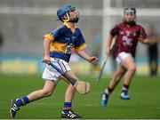 16 August 2015; Tom Mathews, Scoil Bhríde, Dunleer, Louth, representing Tipperary, in action during the Cumann na mBunscol INTO Respect Exhibition Go Games 2015 at Tipperary v Galway - GAA Hurling All-Ireland Senior Championship Semi-Final. Croke Park, Dublin. Picture credit: David Maher / SPORTSFILE