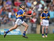 16 August 2015; Aidan Connor, Ballybrown NS, Clarina, Limerick, representing Tipperary, in action during the Cumann na mBunscol INTO Respect Exhibition Go Games 2015 at Tipperary v Galway - GAA Hurling All-Ireland Senior Championship Semi-Final. Croke Park, Dublin. Picture credit: David Maher / SPORTSFILE