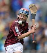 16 August 2015; Pádraig O’Sullivan, Ardfert N.S., Tralee, Kerry, representing Galway, in action during the Cumann na mBunscol INTO Respect Exhibition Go Games 2015 at Tipperary v Galway - GAA Hurling All-Ireland Senior Championship Semi-Final. Croke Park, Dublin. Picture credit: David Maher / SPORTSFILE