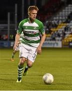 17 August 2015; Damien Duff, Shamrock Rovers, in action during  his debut appearance for Shamrock Rovers. SSE Airtricity League Premier Division, Shamrock Rovers v Cork City. Tallaght Stadium, Tallaght, Co. Dublin. Picture credit: David Maher / SPORTSFILE