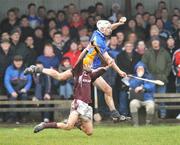 21 January 2009; Denis Maher, Thurles CBS, in action against Eoin Fitzpatrick, Our Lady's. Templemore - Munster Colleges Harty Cup, Thurles CBS v Our Lady's, The Ragg, Co. Tipperary. Picture credit: David Maher / SPORTSFILE