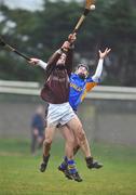 21 January 2009; Pa Ryan, Our Lady's, in action against Aidan McCormack, Thurles CBS. Templemore - Munster Colleges Harty Cup, Thurles CBS v Our Lady's, The Ragg, Co. Tipperary. Picture credit: David Maher / SPORTSFILE
