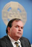 28 January 2009; Chariman of the Disciplinary Task Force Liam O’Neill speaking during the GAA experimental disciplinary playing rules press conference. Croke Park, Dublin. Picture credit: Matt Browne / SPORTSFILE