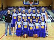 23 January 2009; The Glanmire team. Women's U18 National Cup Final, Glanmire, Cork, v St Mary's, Castleisland, Co. Kerry, National Basketball Arena, Tallaght, Dublin. Picture credit: Brendan Moran / SPORTSFILE