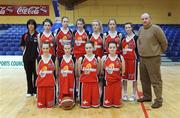 23 January 2009; The St Mary's team. Women's U18 National Cup Final, Glanmire, Cork, v St Mary's, Castleisland, Co. Kerry, National Basketball Arena, Tallaght, Dublin. Picture credit: Brendan Moran / SPORTSFILE
