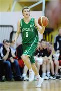 24 January 2009; Dylan Cunningham, An Cearnog Nua, Moycullen. Men's Senior Cup Final, Team Garvey's St Mary's, Castleisland, Co. Kerry v An Cearnog Nua, Moycullen, Co. Galway, National Basketball Arena, Tallaght. Picture credit: Brendan Moran / SPORTSFILE