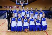 24 January 2009; The Glanmire team. Women's U20 National Cup Final, Glanmire, Cork v Waterford Wildcats, Waterford, National Basketball Arena, Tallaght. Picture credit: Brendan Moran / SPORTSFILE