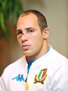 28 January 2009; Sergio Parisse, captain of Italy, at the RBS Six Nations launch. The Hurlingham Club, London. Picture credit: David Maher / SPORTSFILE