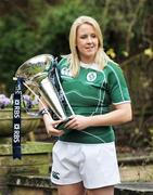 28 January 2009; Ireland women's rugby captain Joy Neville, at the RBS Six Nations launch. The Hurlingham Club, London. Picture credit: David Maher / SPORTSFILE