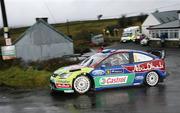 30 January 2009; Mikko Hirvonen, driving a Ford Focus WRC, in action during Stage 2, Cavan, Rally Ireland 2009. Picture credit: Philip Fitzpatrick / SPORTSFILE