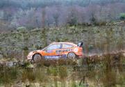 30 January 2009; Henning Solberg, driving a Ford Focus WRC, in action during Stage 6, Aughnasheelan, Co. Leitrim, during Rally Ireland 2009. Picture credit: Philip Fitzpatrick / SPORTSFILE