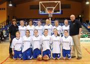 28 January 2009; The Calasantius Oranmore squad. Girls U19 A Final, Calasantius Oranmore, Co. Galway v Mercy Waterford, National Basketball Arena, Tallaght, Co. Dublin. Picture credit: Brian Lawless / SPORTSFILE