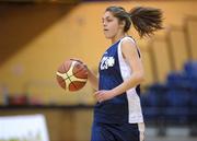 27 January 2009; Chloe Hampton, Methody College. Girls U16 C Final, Methodist College, Belfast, Co. Antrim v Holy Family Newbridge, Co. Kildare, National Basketball Arena, Tallaght, Co. Dublin. Photo by Sportsfile