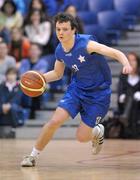 27 January 2009; Cathal Tuffy, St. Mary’s, Rathmines. Boys U19 C Final, St. Mary’s, Rathmines, Dublin v St. Joseph’s, Derry, National Basketball Arena, Tallaght, Co. Dublin. Photo by Sportsfile