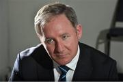 18 August 2015; The Dublin manager Jim Gavin during a press conference. Dublin Football Press Conference. Parnell Park, Donnycarney, Dublin. Picture credit: Cody Glenn / SPORTSFILE