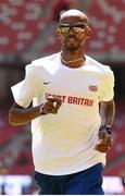 21 August 2015; Great Britain's Mo Farah ahead of the IAAF World Track & Field Championships at the National Stadium, Beijing, China. Picture credit: Stephen McCarthy / SPORTSFILE