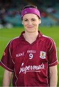 15 August 2015; Galway Captain Geraldine Conneally. TG4 Ladies Football All-Ireland Senior Championship, Quarter-Final, Cork v Galway, Gaelic Grounds, Limerick. Picture credit: Seb Daly / SPORTSFILE