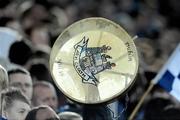 31 January 2009; A Dublin Bodhrán is held up in Hill 16 during the game. Allianz National Football League, Division 1, Round 1, Dublin v Tyrone. Croke Park, Dublin. Picture credit: Stephen McCarthy / SPORTSFILE