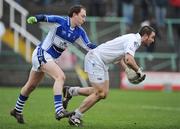 1 February 2009; Daryl Flynn, Kildare, in action against Brian McCormack, Laois. Allianz National Football League, Division 2, Round 1, Laois v Kildare. O'Moore Park, Portlaoise, Co. Laois. Picture credit: Stephen McCarthy / SPORTSFILE