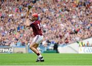 16 August 2015; Joe Canning, Galway, takes a penalty that was saved by Tipperary goalkeeper Darren Gleeson. GAA Hurling All-Ireland Senior Championship, Semi-Final, Tipperary v Galway. Croke Park, Dublin. Picture credit: Piaras Ó Mídheach / SPORTSFILE